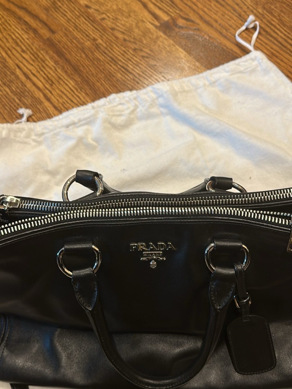 PRADA Black Leather Bag - Picture 5 of 6